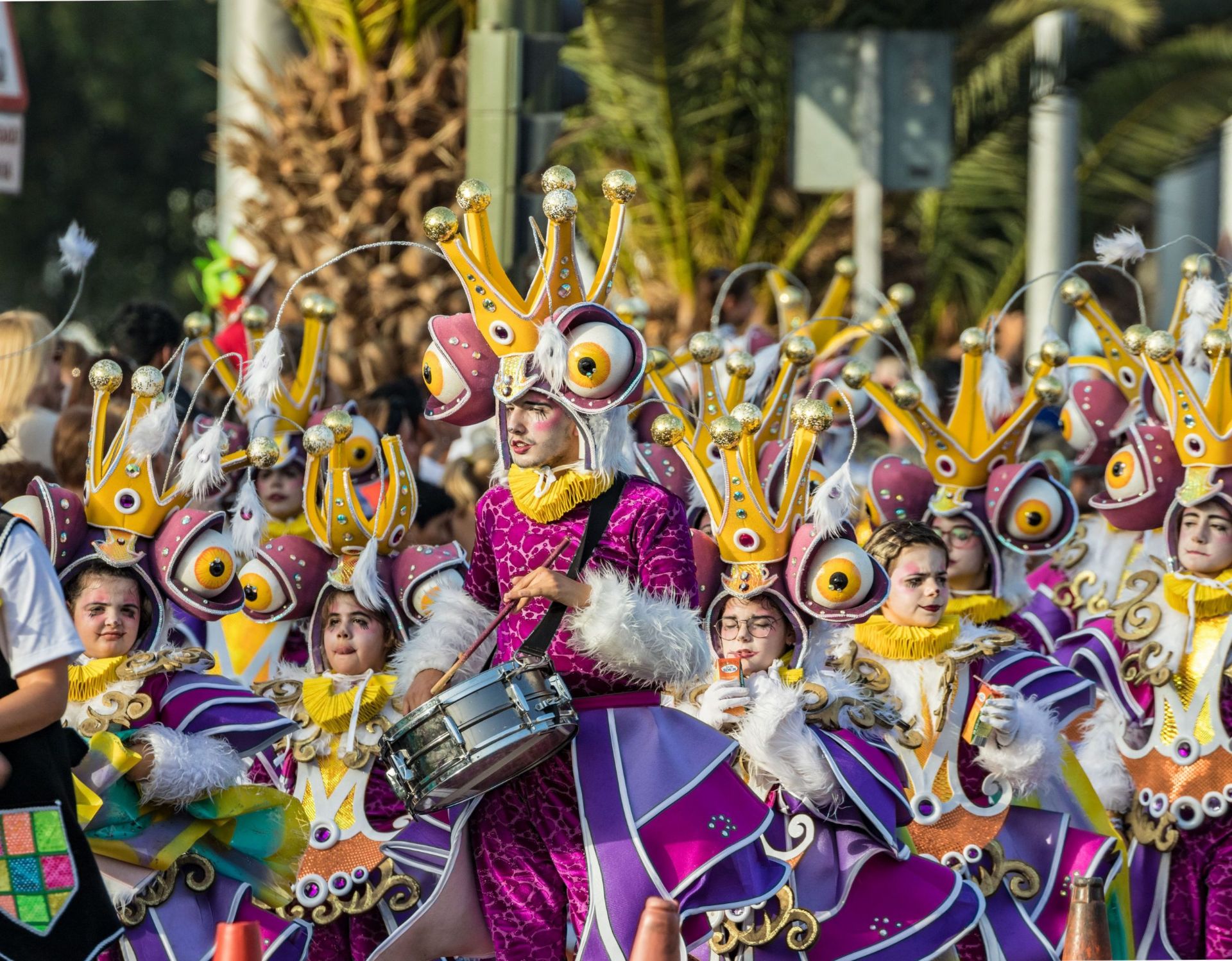 Foto di una parata di carnevale