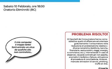 Locandina evento 10 febbraio