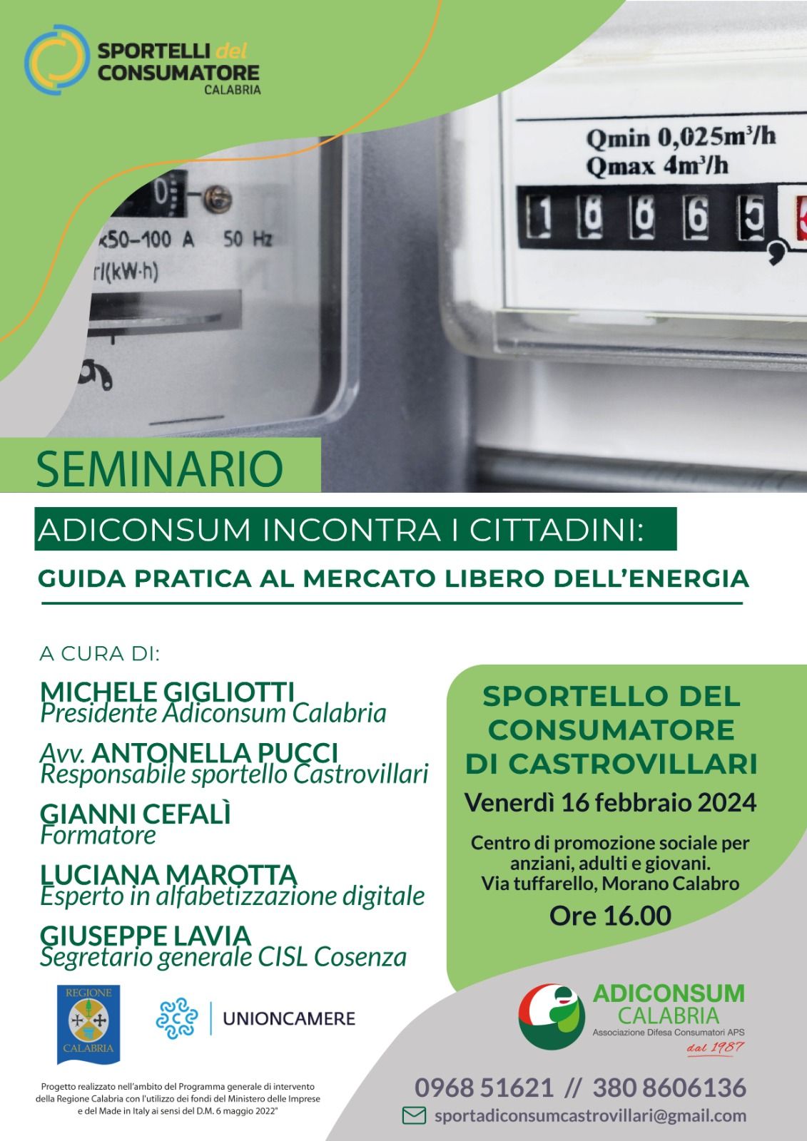 Locandina evento 16 febbraio