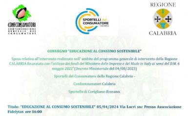 Locandina del convegno