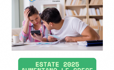 Famiglia mentre fa i conti delle spese