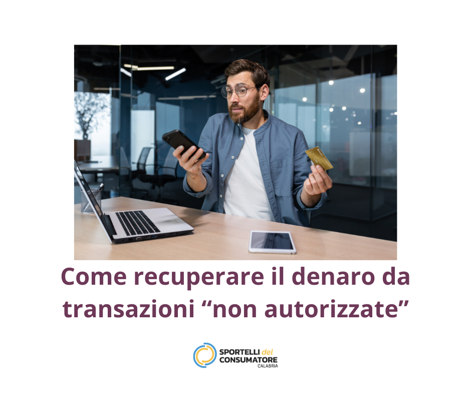 giovane che scopre spese non autorizzate