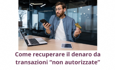 giovane che scopre spese non autorizzate