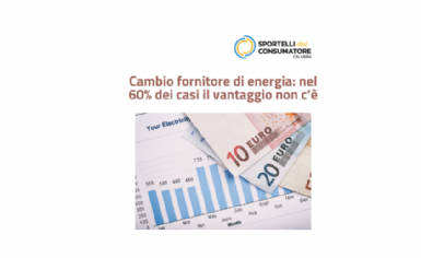 Bolletta e soldi, cambio fornitore energia 