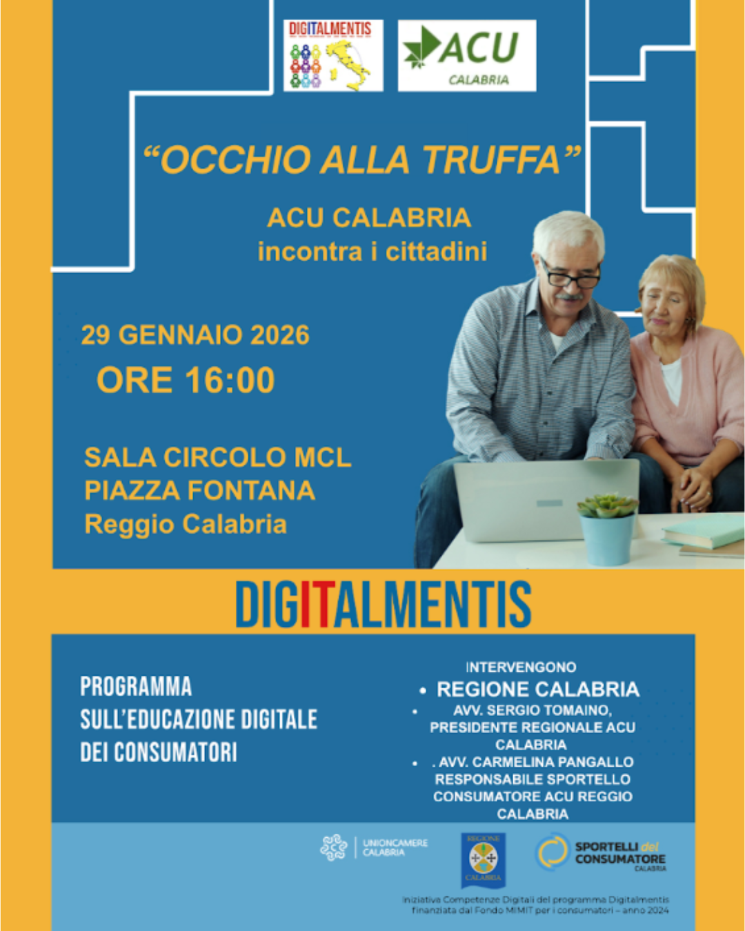 locandina evento 29 gennaio 